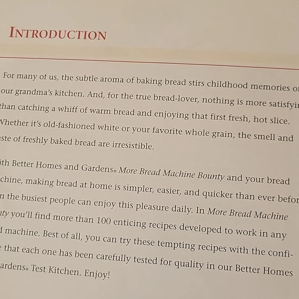 MORE BREAD MACHINE BOUNTY Cookbook  Bread Cooking Recipes Book